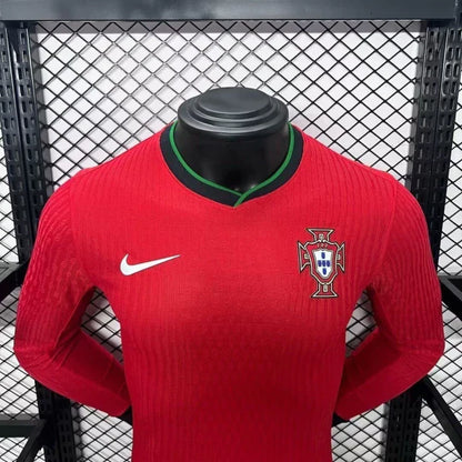 Camisa Portugal Home Manga Comprida 24/25 - Versão Jogador