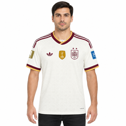 Camisa Espanha Away 26/27 Torcedor Masculina Com Patchs - frente