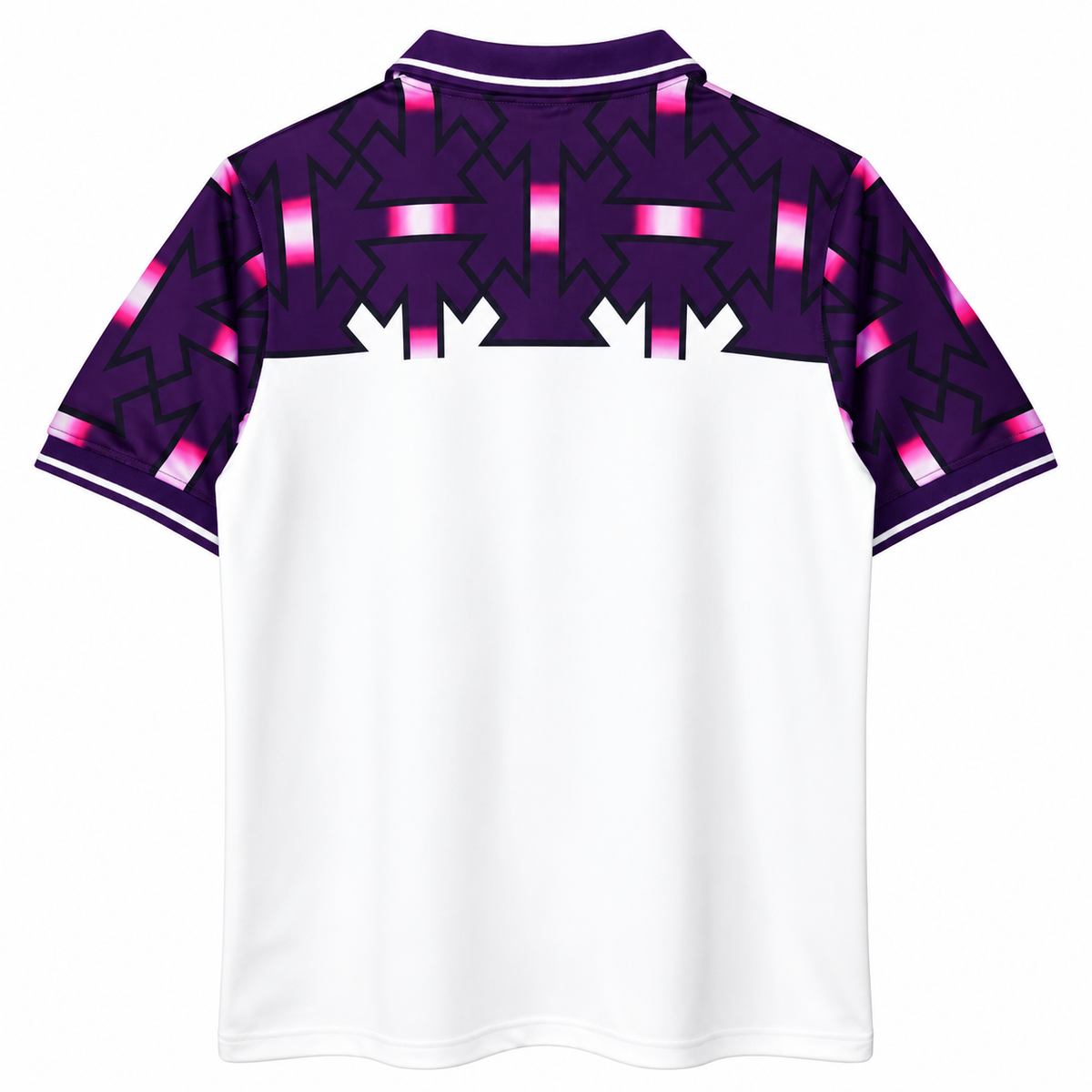 Camisa Fiorentina Away 1992/93 Retrô Masculina - Branca e Roxa - Imagem 4