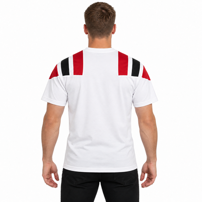 Camisa Flamengo 26/27 Retrô Masculina - Branca — modelo de costas