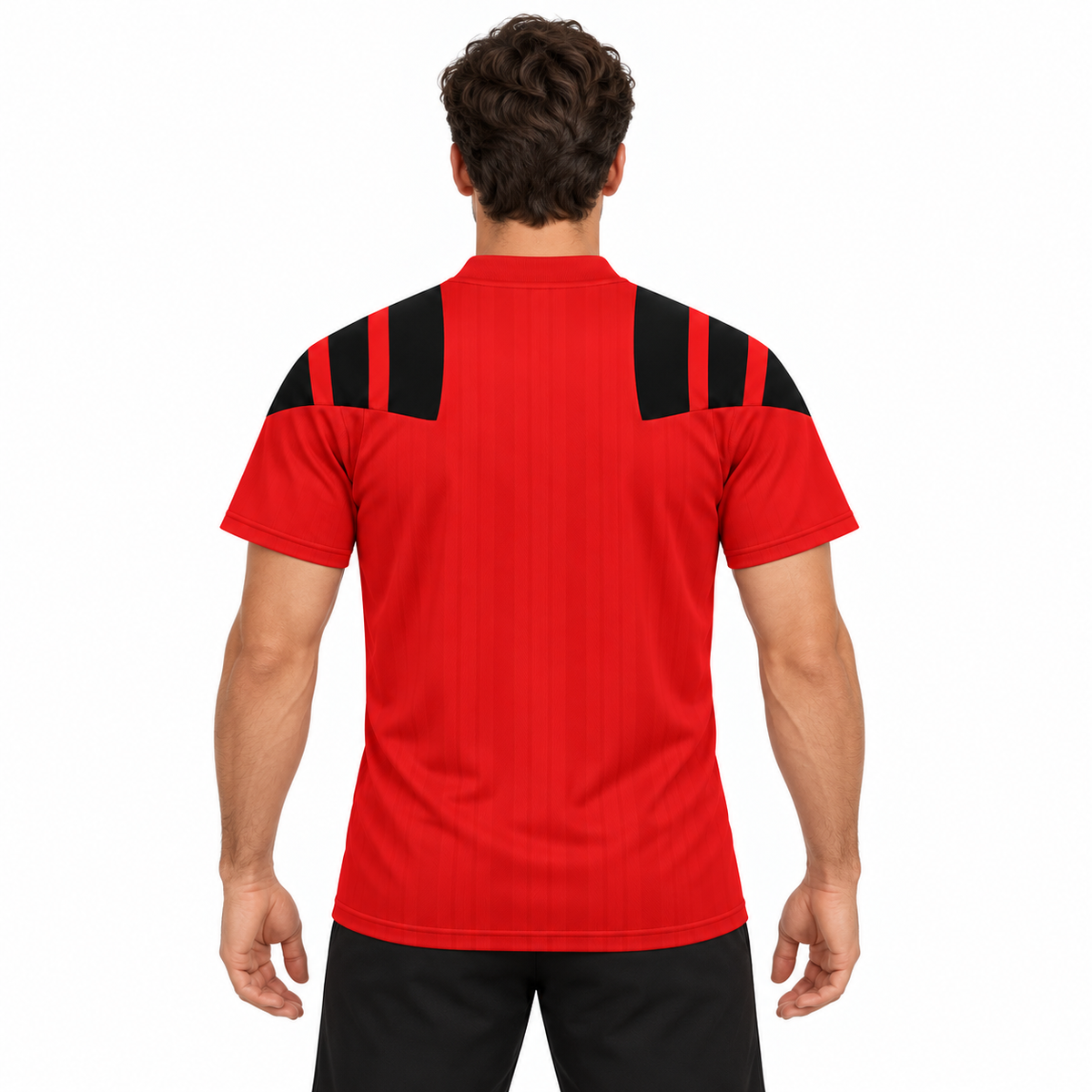 Camisa Flamengo 26/27 Retrô Masculina - Vermelha — modelo de costas