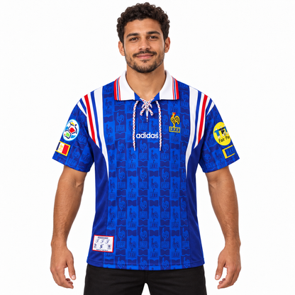 Camisa França Home 1996 Retrô Masculina - Imagem 1