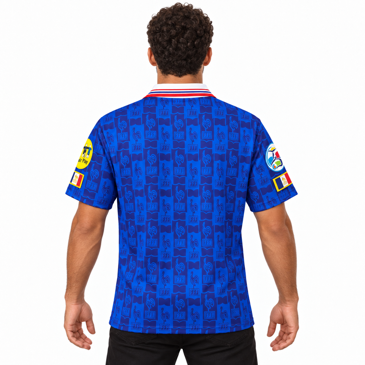 Camisa França Home 1996 Retrô Masculina - Imagem 2
