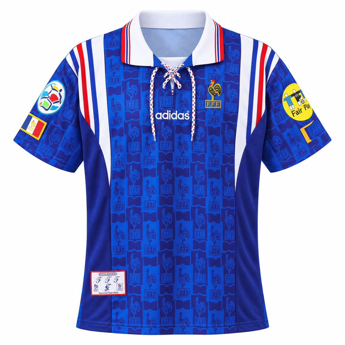 Camisa França Home 1996 Retrô Masculina - Imagem 3