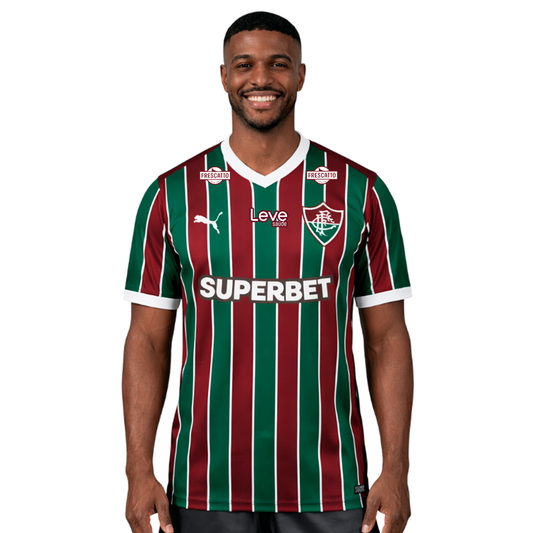 Camisa Fluminense 2026/27 Home Torcedor Todos os patrocínios