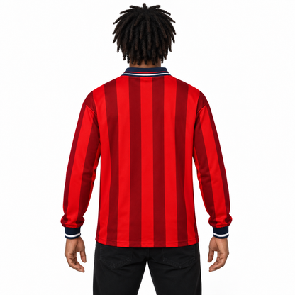 Camisa Inglaterra Away 1998 Retrô Masculina Manga Longa - Imagem 2