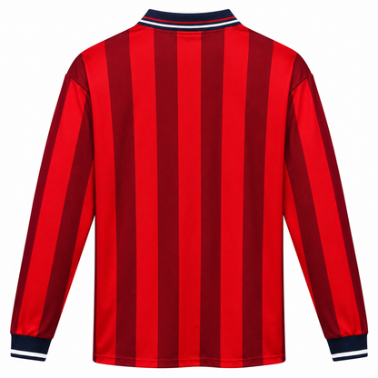 Camisa Inglaterra Away 1998 Retrô Masculina Manga Longa - Imagem 4