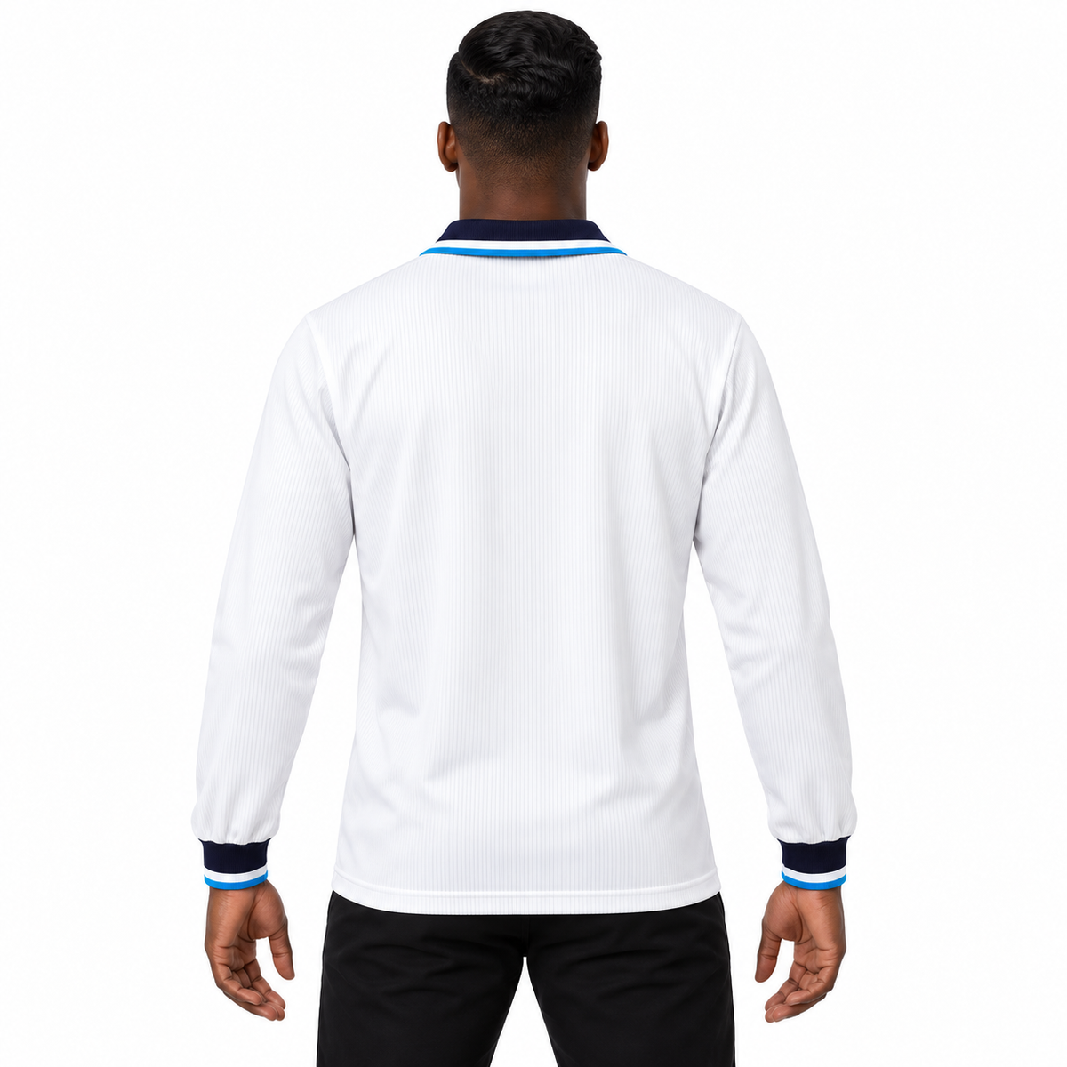 Camisa Inglaterra Home 1996 Retrô Masculina Manga Longa - Imagem 2