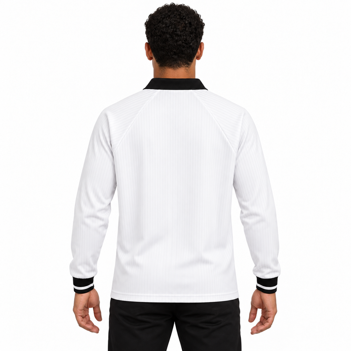 Camisa Inglaterra Home 1998 Retrô Masculina Manga Longa - Imagem 2