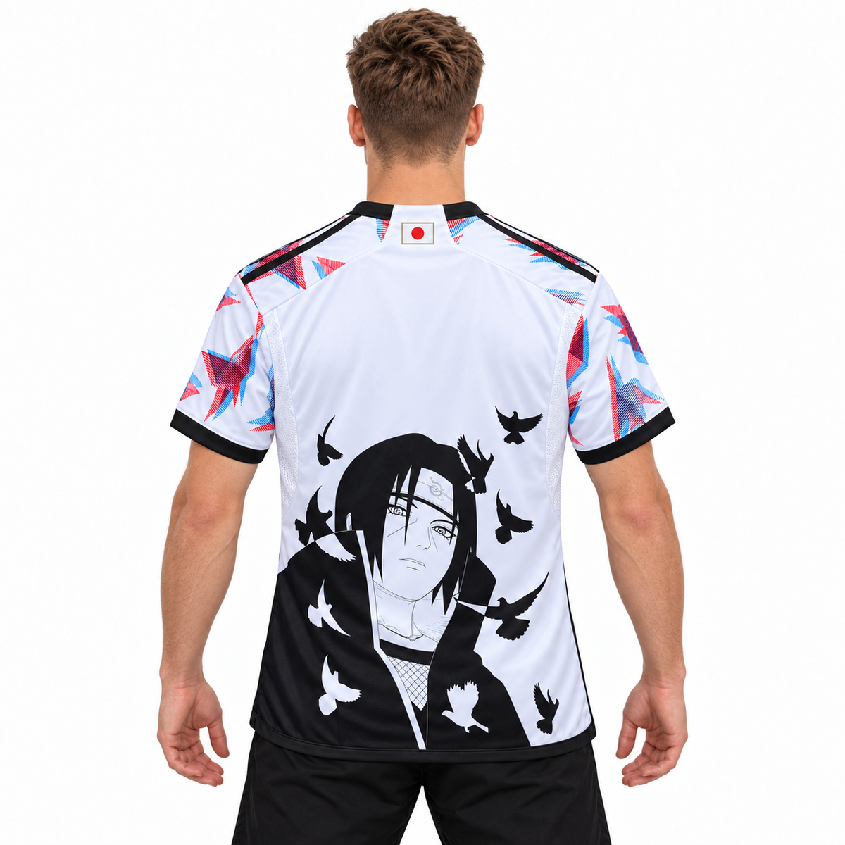 Camisa Japão X Itachi 25/26 Torcedor Masculina - Branca - modelo de costas