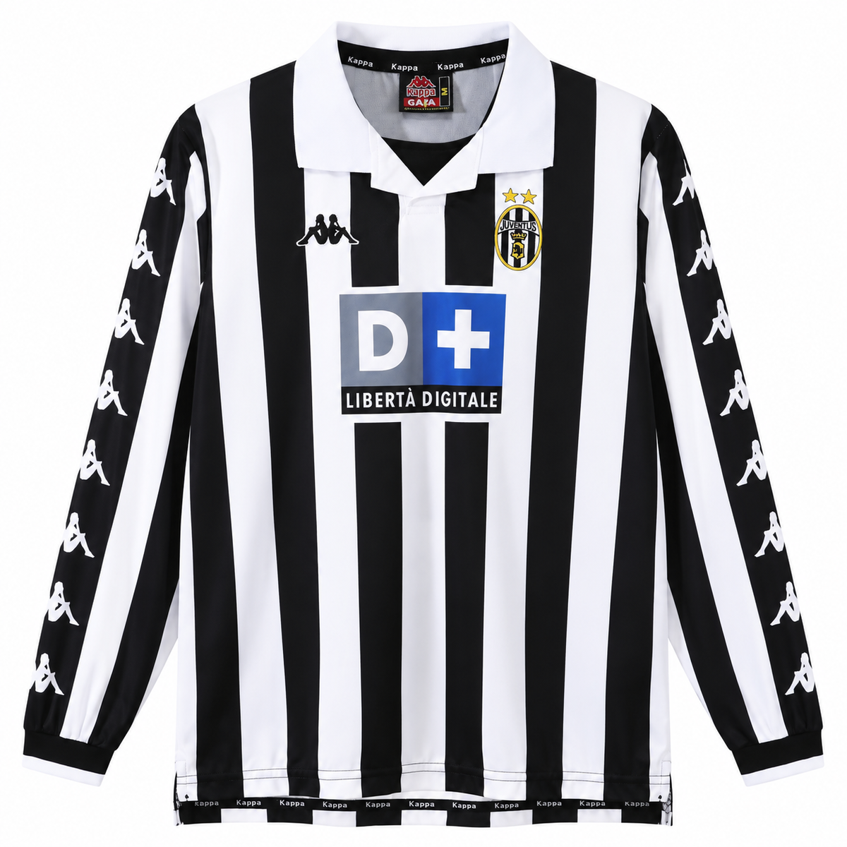 Camisa Juventus 1999/00 Retrô Masculina Manga Longa - Imagem 3