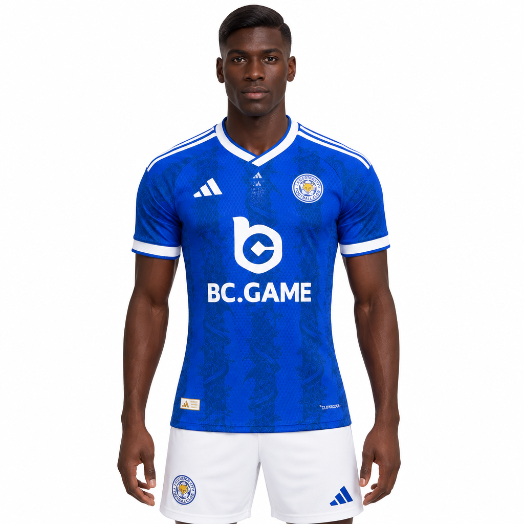 Camisa Leicester Home 26/27 Jogador Masculina - frente