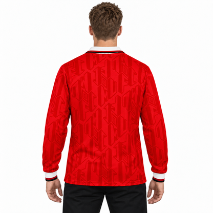 Camisa Manchester United 1992/94 Retrô Masculina Manga Longa - Imagem 2