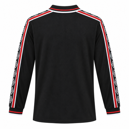 Camisa Manchester United Away 1998/99 Retrô Masculina Manga Longa - Imagem 4