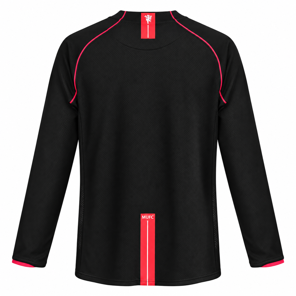 Camisa Manchester United Away 2007/08 Retrô Masculina Manga Longa - Imagem 4