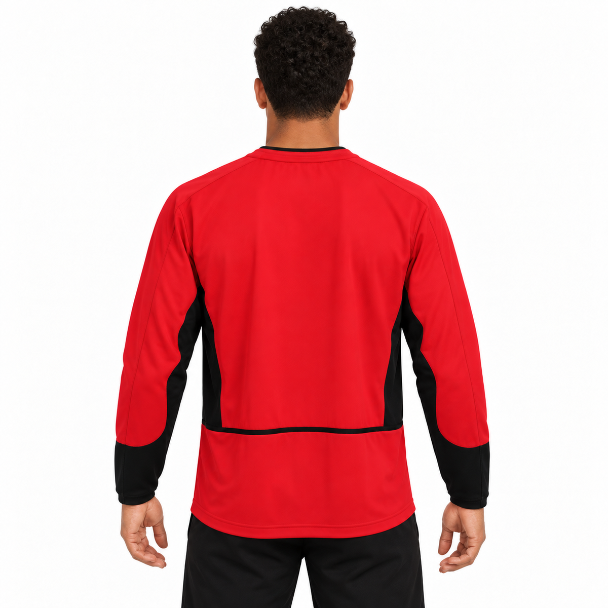 Camisa Manchester United Home 2002/04 Retrô Masculina Manga Longa - Imagem 2