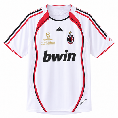 Camisa Milan Away 2006/07 Retrô Masculina Final da Champions - Branca