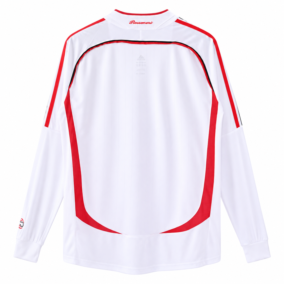 Camisa Milan Away 2006/07 Retrô Masculina Final da Champions Manga Longa - Branca