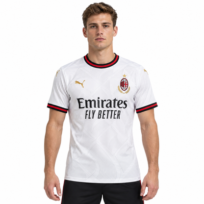 Camisa Milan Away 26/27 Jogador Masculina - Branca