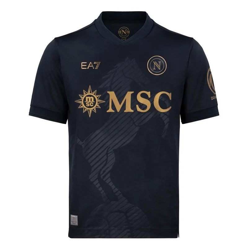 Camisa Napoli Third 26/27 Torcedor Masculina - Azul-marinho — camisa de frente