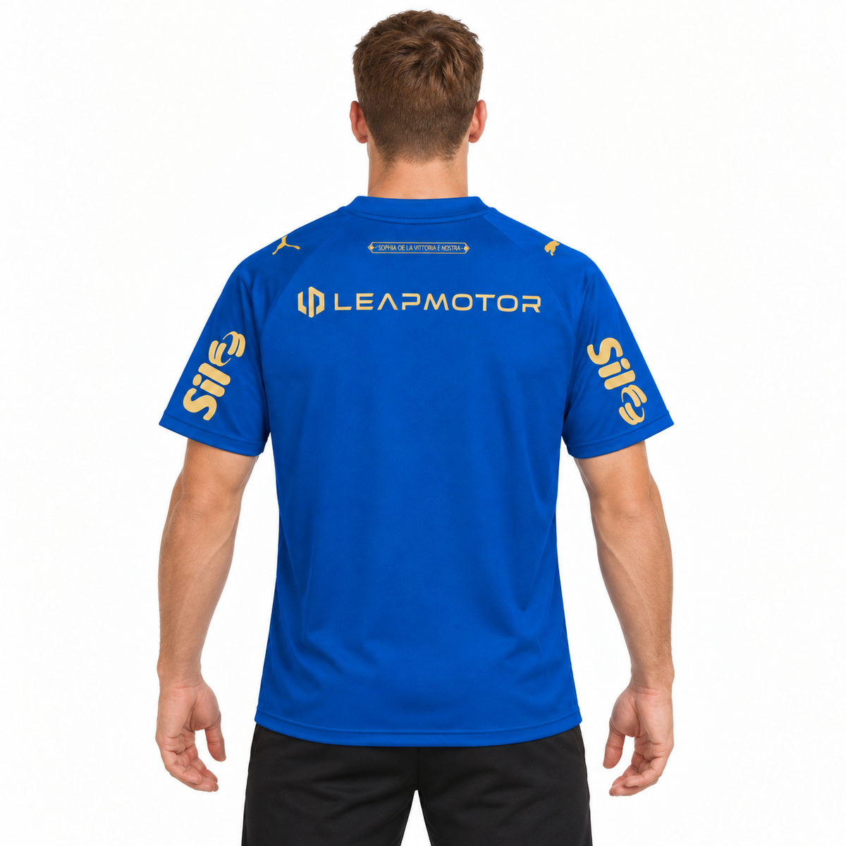 Camisa Palmeiras Third 26/27 Torcedor Masculina Com Patrocínios - Azul — modelo de costas