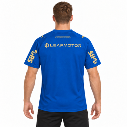 Camisa Palmeiras Third 26/27 Torcedor Masculina Com Patrocínios - Azul — modelo de costas