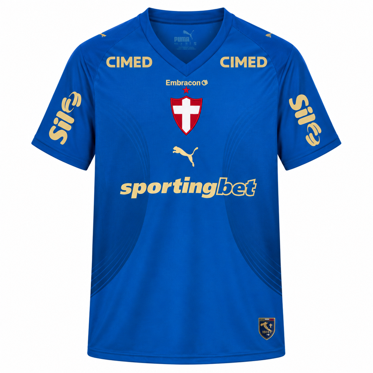Camisa Palmeiras Third 26/27 Torcedor Masculina Com Patrocínios - Azul — camisa de frente