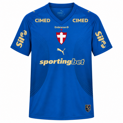 Camisa Palmeiras Third 26/27 Torcedor Masculina Com Patrocínios - Azul — camisa de frente