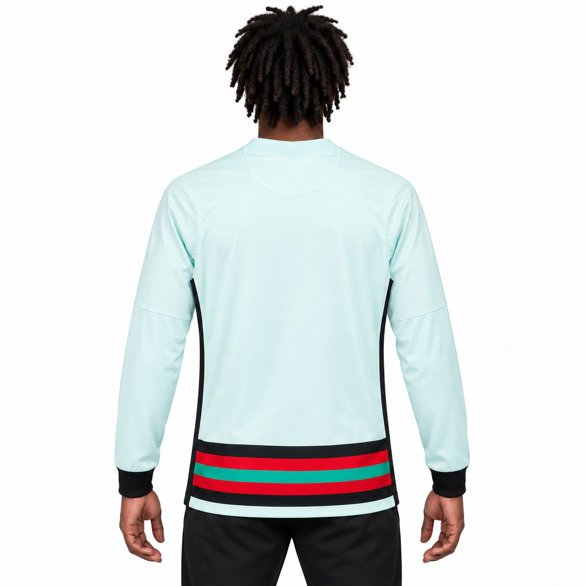 Camisa Portugal Away 2020 Retrô Masculina Manga Longa - Imagem 2