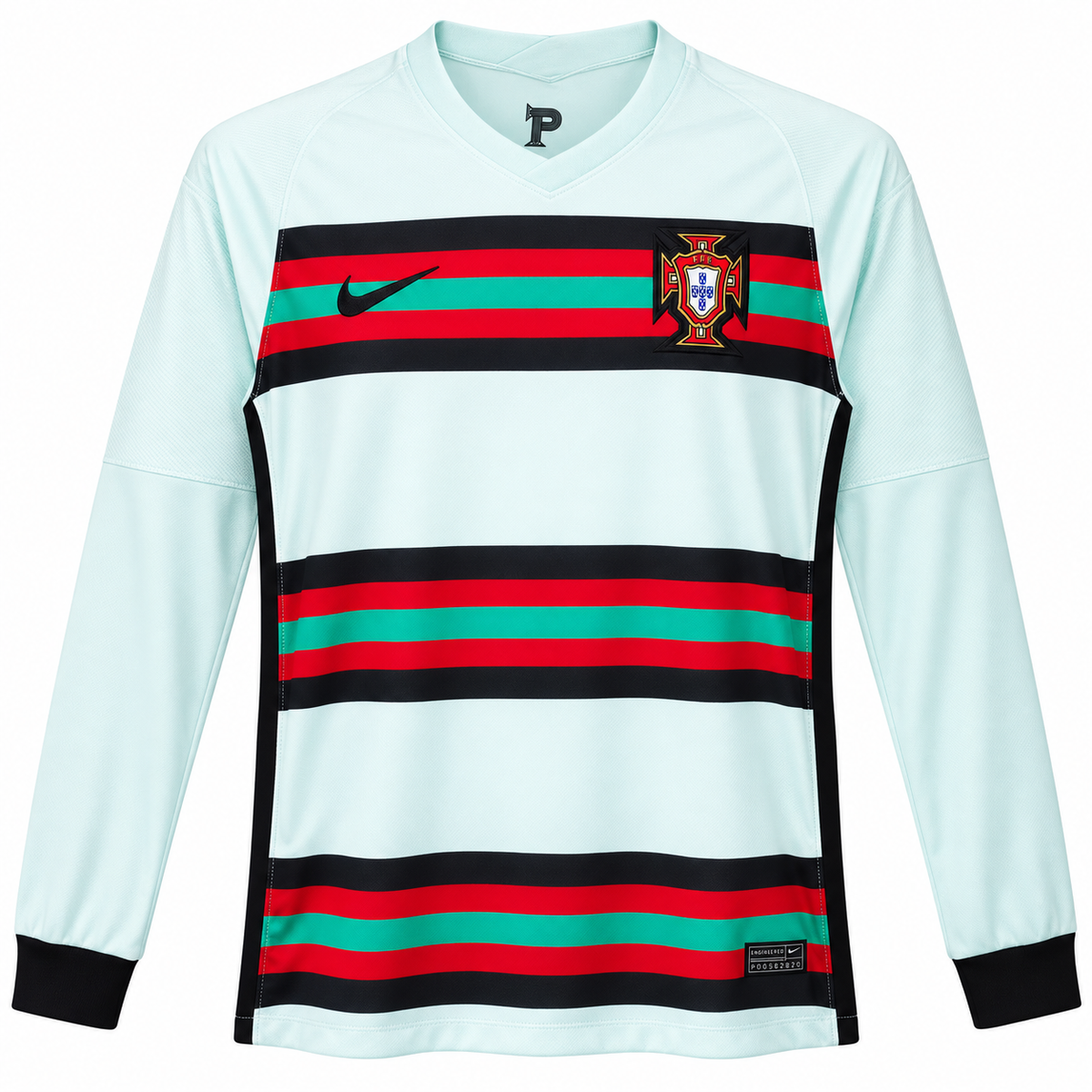 Camisa Portugal Away 2020 Retrô Masculina Manga Longa - Imagem 3