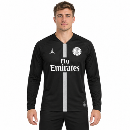 Camisa PSG Away 18/19 Retrô Masculina Manga Longa - Imagem 1
