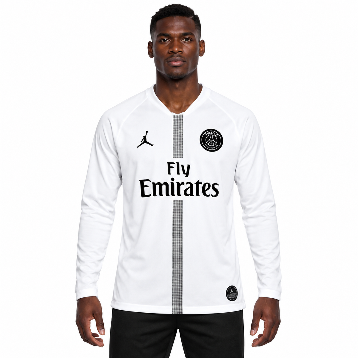 Camisa PSG Third 18/19 Retrô Masculina Manga Longa - Imagem 1