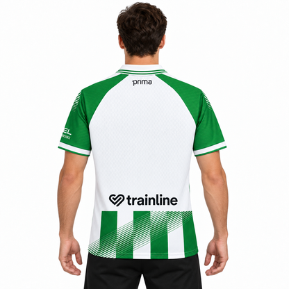 Camisa Real Betis Home 26/27 Torcedor Masculina - Verde e Branca — modelo de costas