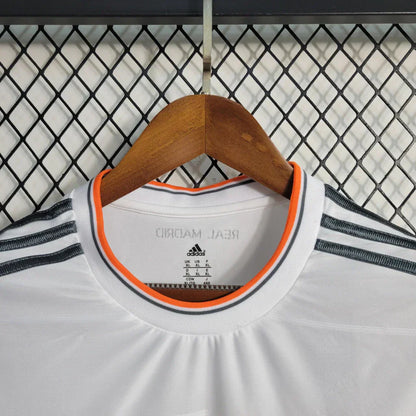 Camisa Retrô Real Madrid I Home 2013/14 Masculino Branco