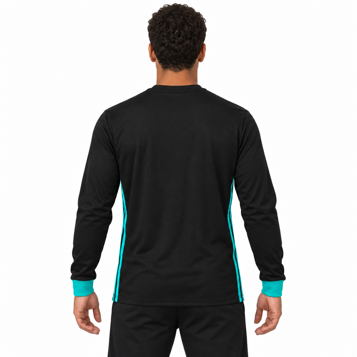 Camisa Real Madrid Away 17/18 Retrô Masculina Manga Longa - Imagem 2