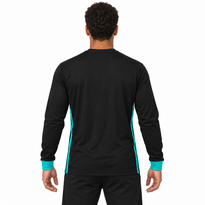 Camisa Real Madrid Away 17/18 Retrô Masculina Manga Longa - Imagem 2