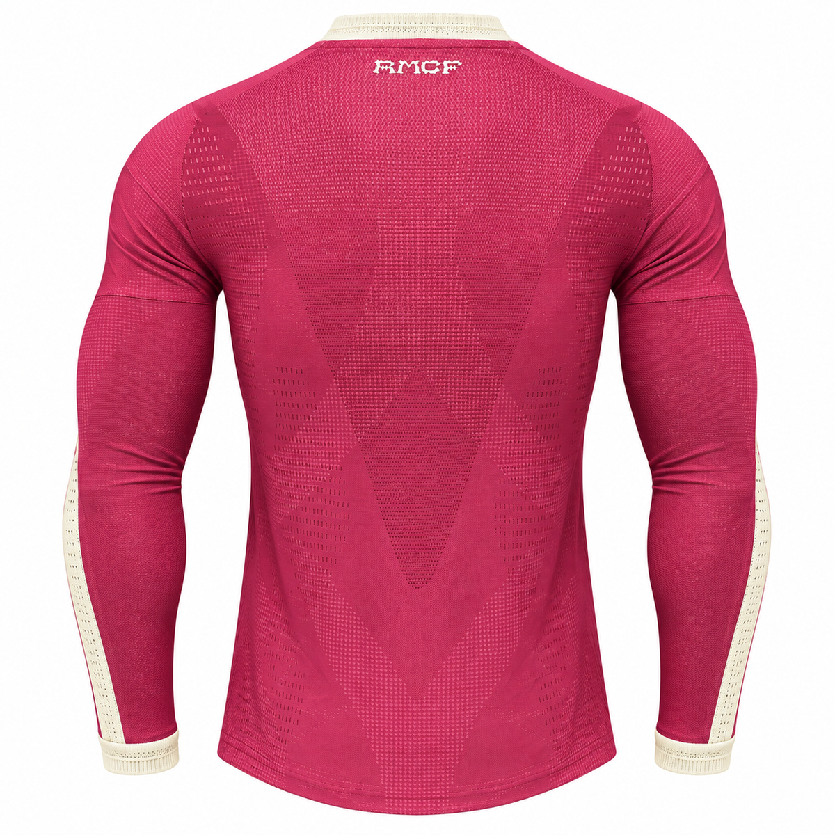 Camisa Real Madrid Third 26/27 Jogador Masculina Manga Longa - Rosa — camisa de costas