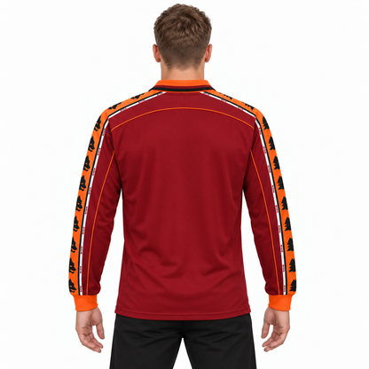 Camisa Roma Home 1998/99 Retrô Masculina Manga Longa - Imagem 2
