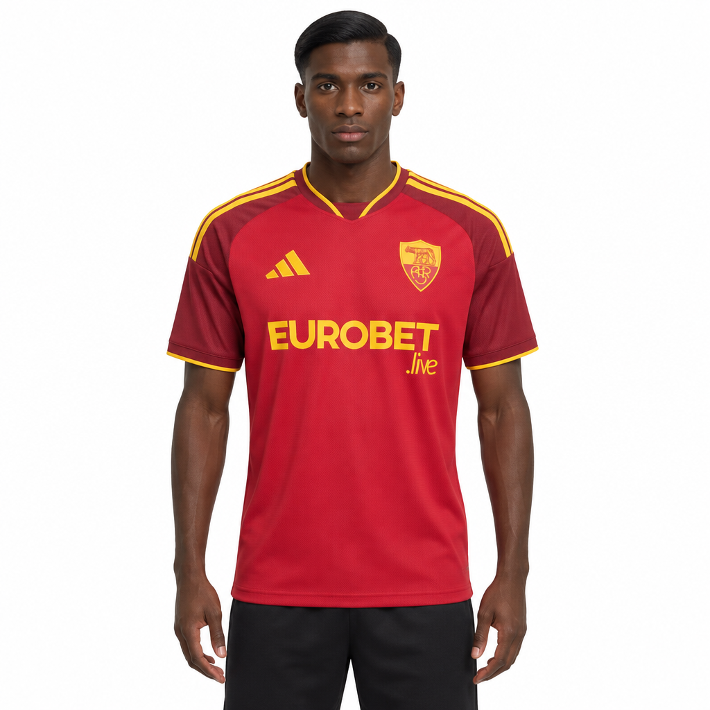 Camisa Roma Home 26/27 Torcedor Masculina - frente
