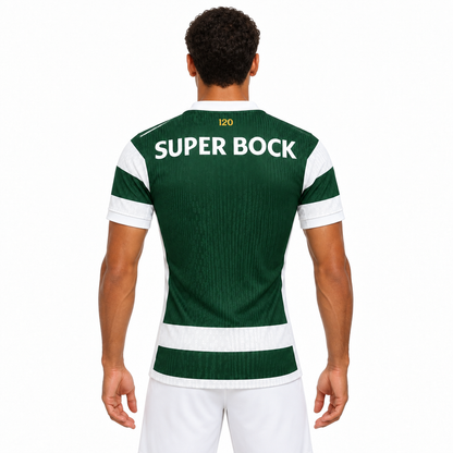Camisa Sporting Home 26/27 Jogador Masculina - costas