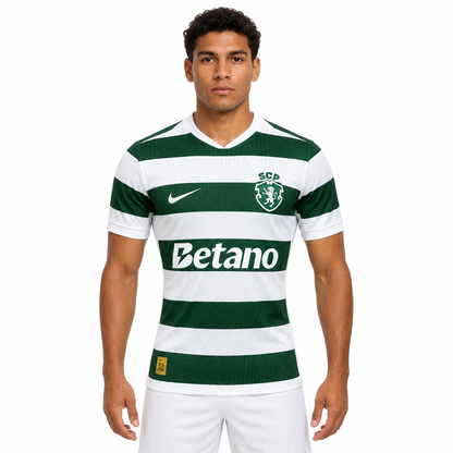 Camisa Sporting Home 26/27 Jogador Masculina - frente