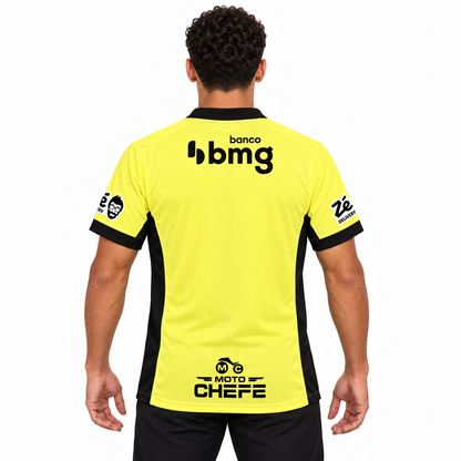 Camisa Vasco Third 26/27 Torcedor Masculina Com Patrocínios - Amarela — modelo de costas