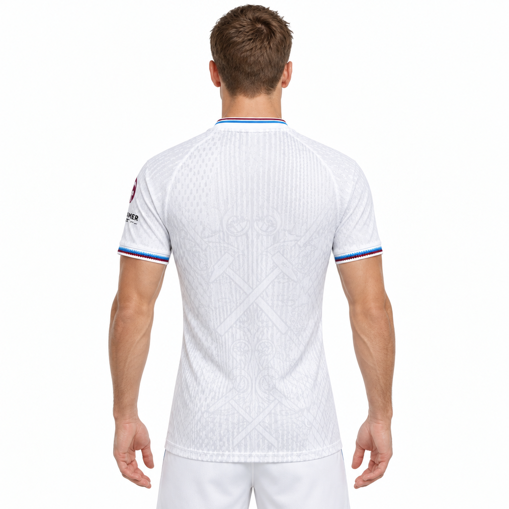 Camisa West Ham Away 26/27 Jogador Masculina - costas