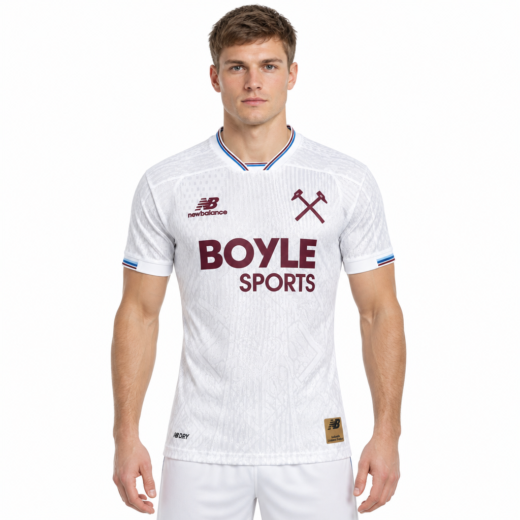 Camisa West Ham Away 26/27 Jogador Masculina - frente