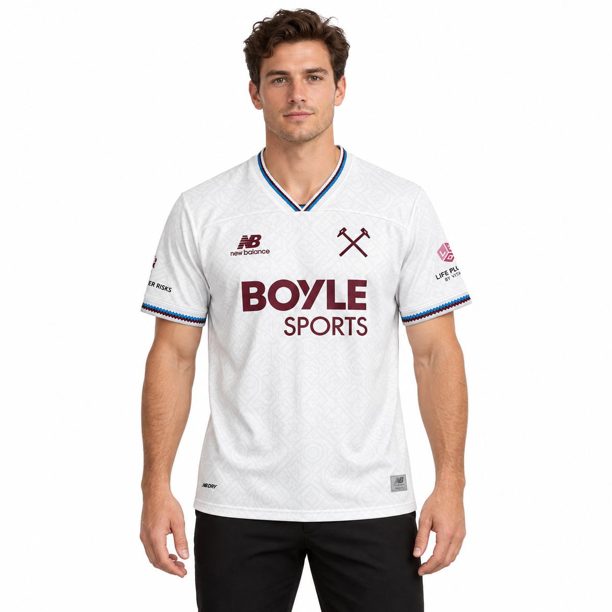 Camisa West Ham Away 26/27 Torcedor Masculina - Imagem 1