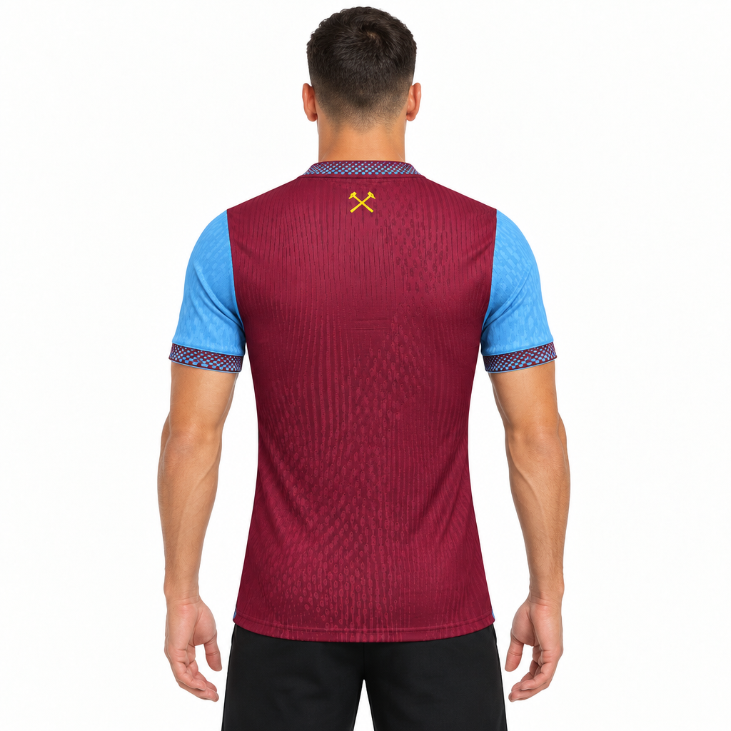 Camisa West Ham Home 26/27 Jogador Masculina - costas