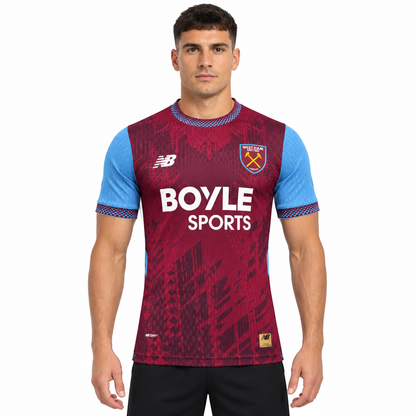Camisa West Ham Home 26/27 Jogador Masculina - frente