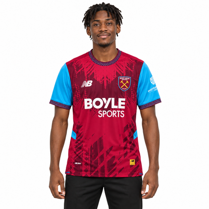 Camisa West Ham Home 26/27 Torcedor Masculina - Imagem 1