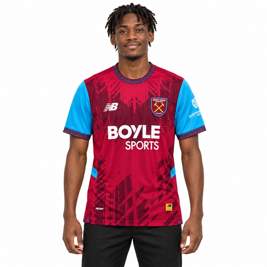 Camisa West Ham Home 26/27 Torcedor Masculina - Imagem 1