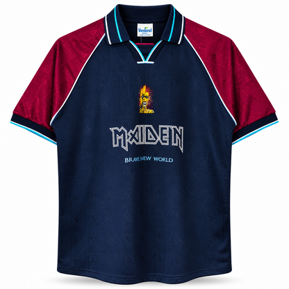 Camisa West Ham X Iron Maiden 1999 Retrô Masculina - Imagem 3